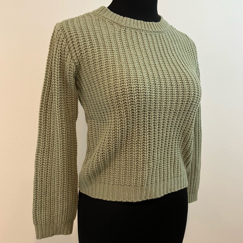 Full Tilt | Long Sleeve Sweater Crop Top